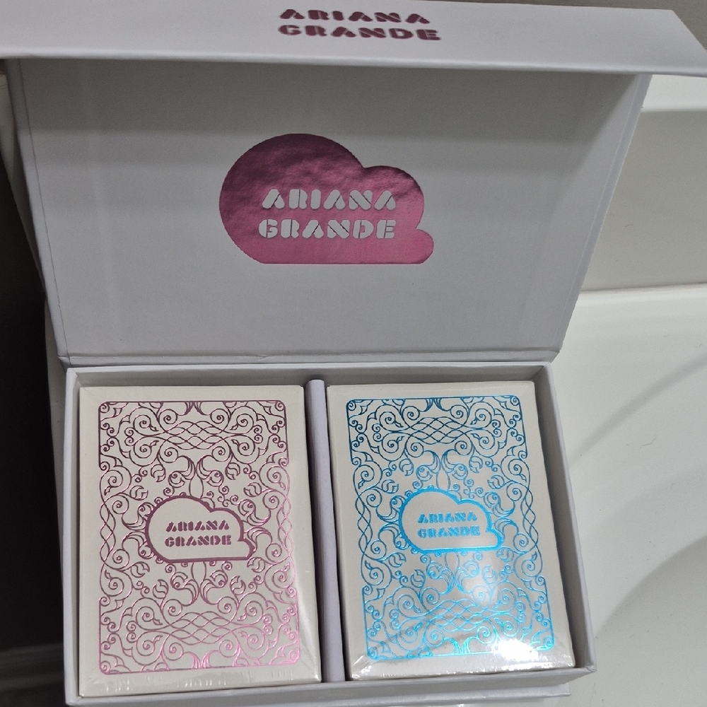 2 NWT Ariana Grande Cloud Playing Card Decks